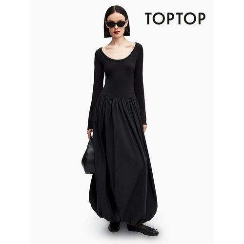 фото Платье toptop, размер l, черный