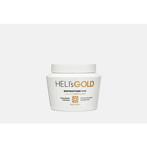 Маска для питания и увлажнения волос Helis Gold Restructure / объём 500 мл