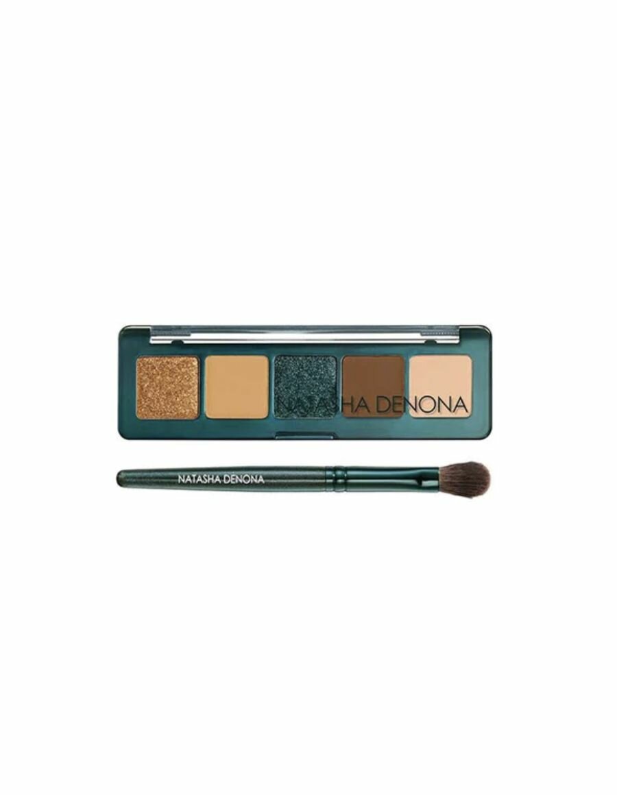 Natasha Denona Набор тени для век и кисть Mini Metropolis eyeshadow palette eyeshadow brush