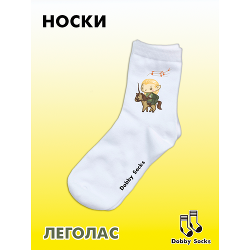 фото Носки , размер 36-40, белый dobby socks