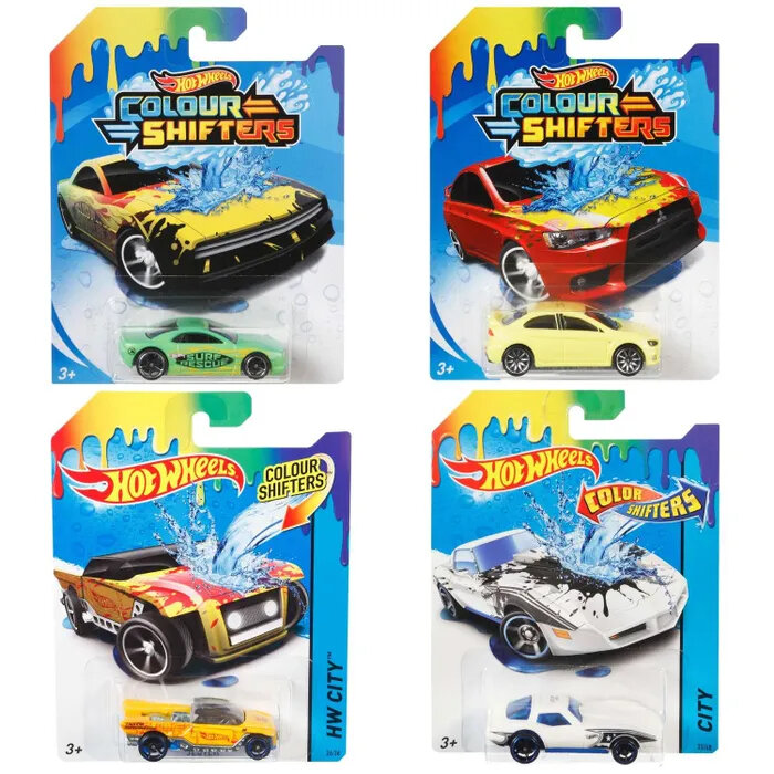 Машинка Hot Wheels Color Shifters (BHR15) 1:64, 12.5 см, микс