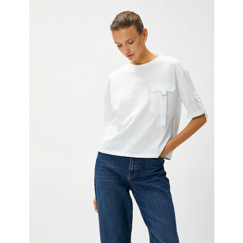 фото Футболка koton, размер xl, белый