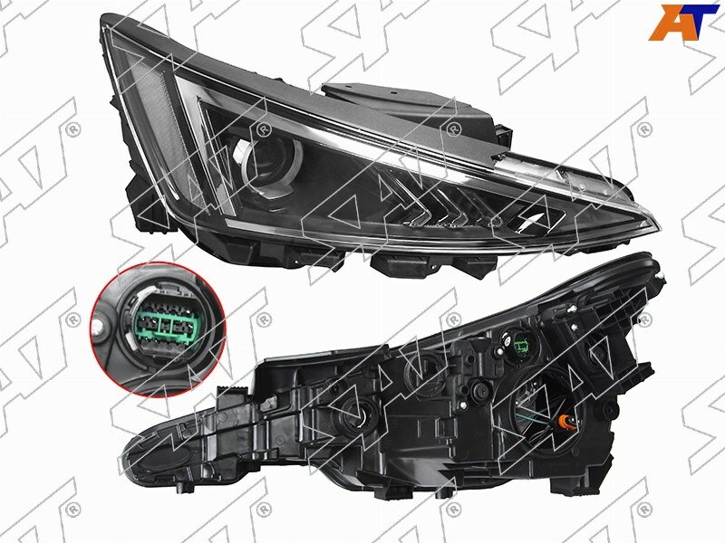 Фара HYUNDAI ELANTRA 18-20 RH LED+галоген