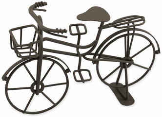 Миниатюра садовая "Велосипед" металл 7.5 х 12 см 01 Коричневый, 1 шт. в заказе