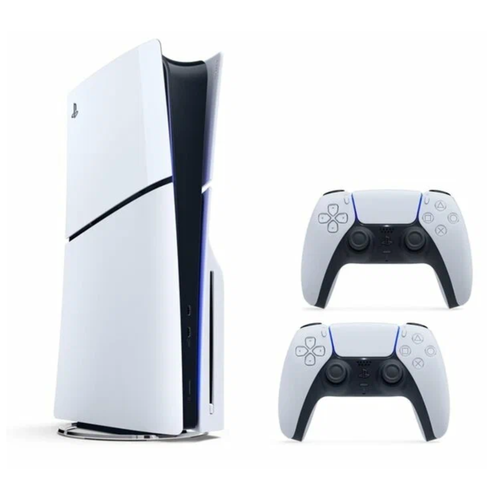 Игровая приставка Sony PlayStation 5 Slim с дисководом 1 ТБ два геймпада 6349000₽