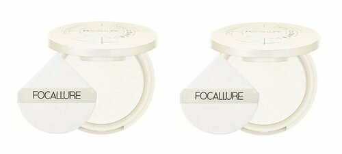 Пудра для лица Focallure, Oil control Stay matte Powder, тон 001, 10 гр, 2 шт