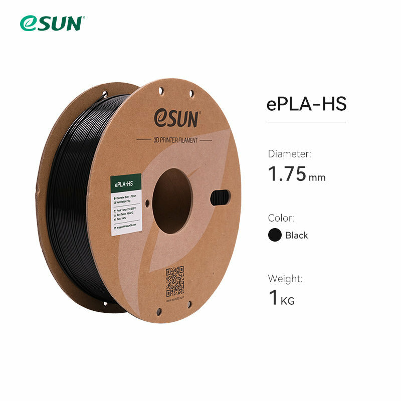 Высокоскоростной пластик eSUN PLA High Speed 1kg черный