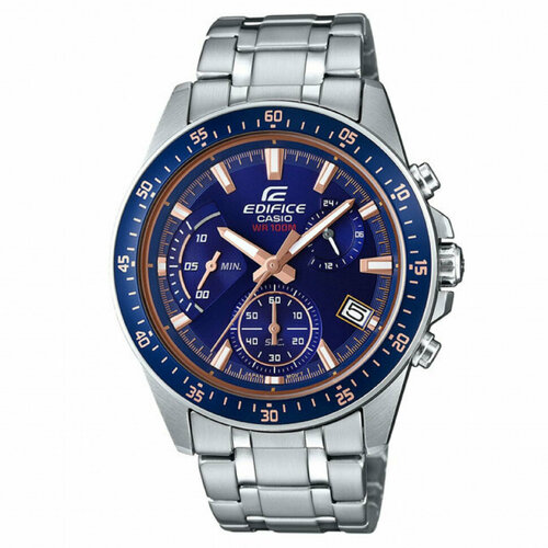 фото Наручные часы casio, синий casio edifice