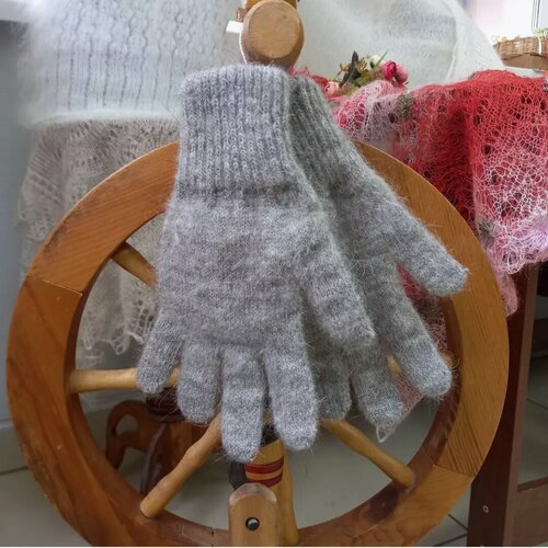 фото Перчатки орчанка, размер 8/10, серый