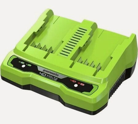 Изображение товара Зарядное устройство GREENWORKS G40UC8 , 40V, 4А для 2-х аккум.