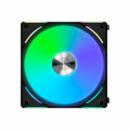 Вентилятор Lian Li Uni Fan Al 140 V2 140mm Black G48.14ALV21B.00 потолочный вентилятор олимп black chrome 140 5 скоростей чёрный