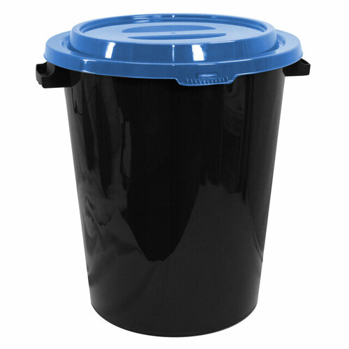 Бак мусорный с крышкой 40л пластик в асс-те 3258₽