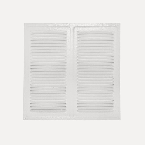 Изображение товара Решетка вентиляционная металлическая 300х300 белый антик