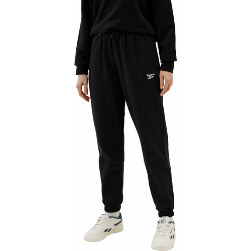 фото Брюки джоггеры reebok ri french terry pant, размер 2xs, черный