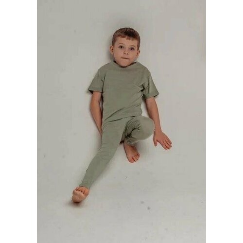 Пижама Zara, размер 5-6 лет 116 см, зеленый свитер zara размер 5 6 лет 116 см бежевый