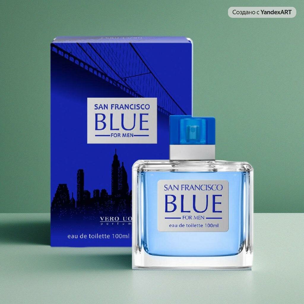 RM San Francisco Blue, Сан-Франциско Блю, парфюмерия мужская, косметика для мужчин, духи, парфюм мужской, мужская, цитрусовый, мятный, дыня, пряный