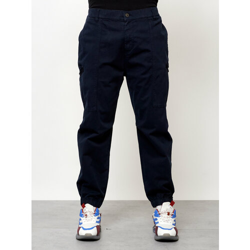 Джинсы зауженные , размер W33/L29, синий джинсы зауженные размер w33 l29 черный