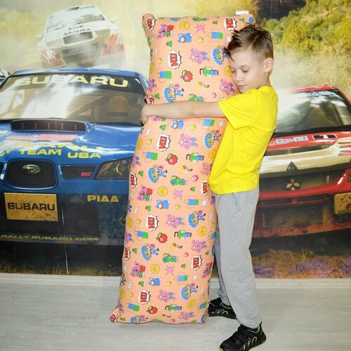 Дакимакура подушка длинная с двумя наволочками Майнкрафт 50х150 Мастерская снов 3300₽