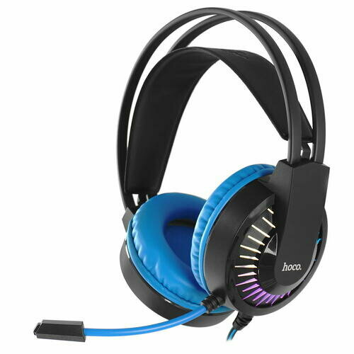 Проводные наушники Hoco W105 голубой 1538₽