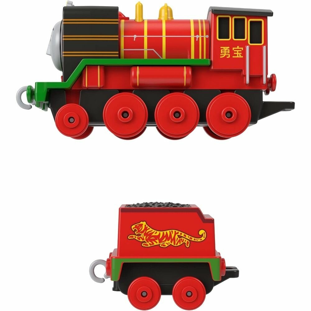 HHN39 Паровозик Thomas & Friends металлический с вагоном герои мультфильмов Томас и его друзья Yong Bao