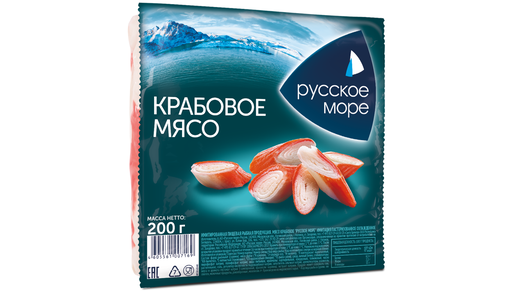 Крабовое мясо Русское море, 200г