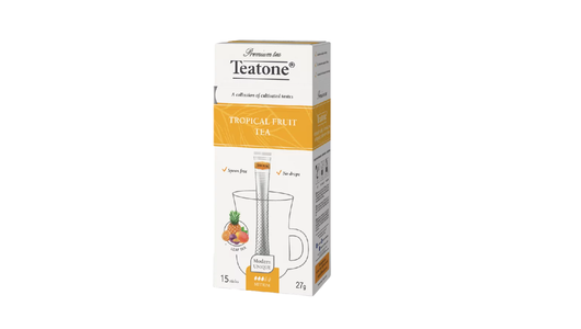 Чай Teatone чёрный с ароматом тропических фруктов, 15х1.8 г