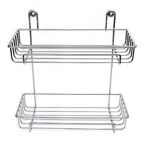 Полка настенная 2-х ярусная 29 x 125 x 30 см 1121₽