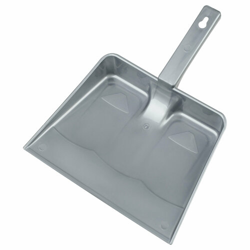 Совок для мусора Vega низкая ручка без резиновой кромки ширина 215см пластик серый 3 штуки 478₽