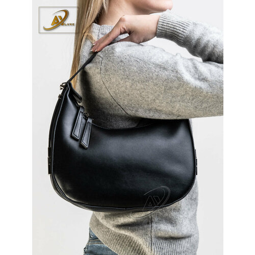 фото Сумка клатч , фактура гладкая, черный ayluxe