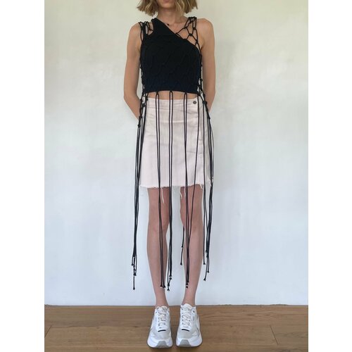 фото Топ размер s/m, черный дусети