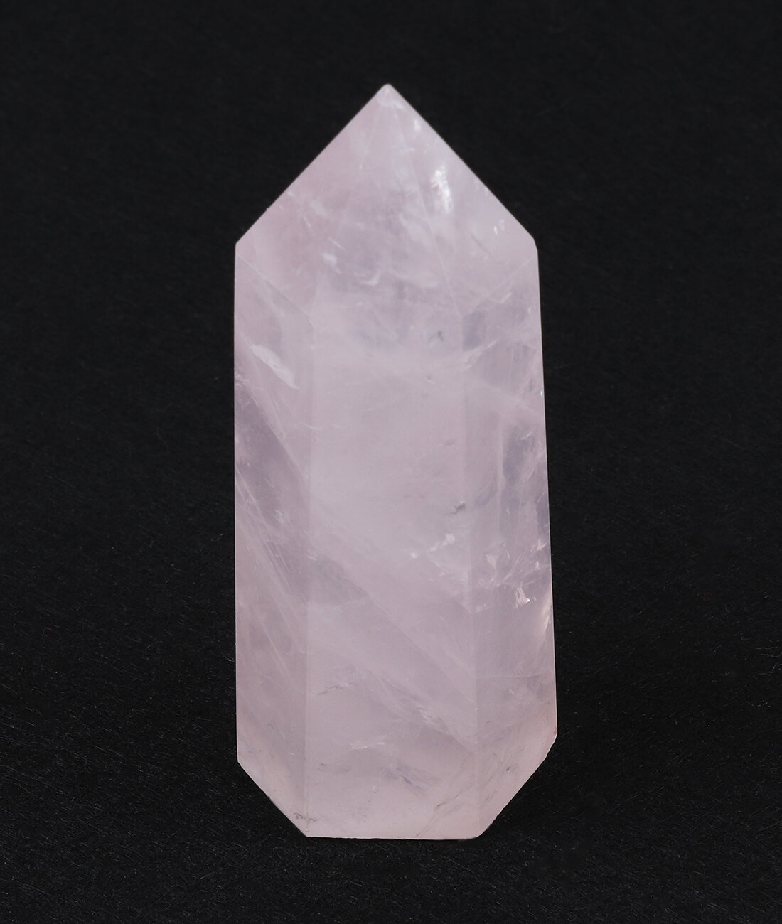 Натуральный камень (минерал) Розовый Кварц, кристалл (7-8 cм)