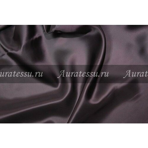 Ткань Подкладочная ткань тёмно-баклажанная, ш140см, 0,5 м ткань шерсть плательно костюмной группы тёмно синего цвета в белую полоску италия