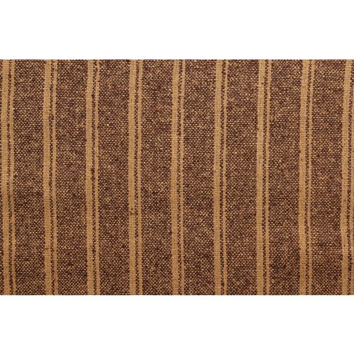 Ткань Шелк костюмный коричнево-горчичный в полоску, ш136см, 0,5 м