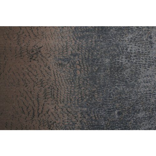 Ткань для блузки/рубашки Cavalli сине-бежевая, ш144см, 0,5 м