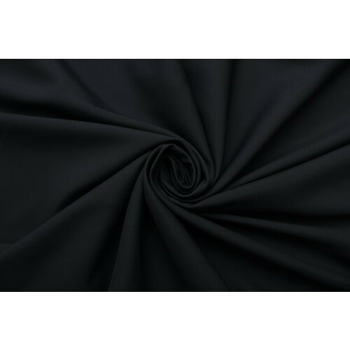 Ткань костюмная, двухсторонняя чёрно-графитовая, 460 г/пм, ш138см, 0,5 м ткань костюмная плотная чёрно графитового цвета 380 г пм ш140см 0 5 м