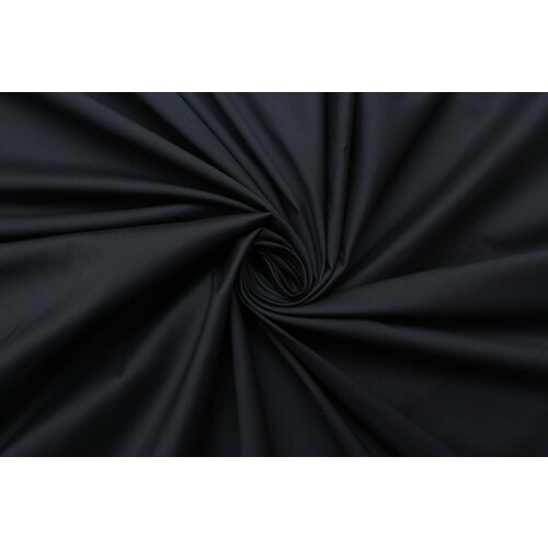 Ткань Хлопок чёрно-графитовый тонкий 0,5 м