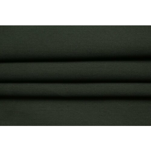 Ткань Шёлк с хлопком микадо Valentino тёмно-зелёный, 280 г/пм, ш144см, 0,5 м