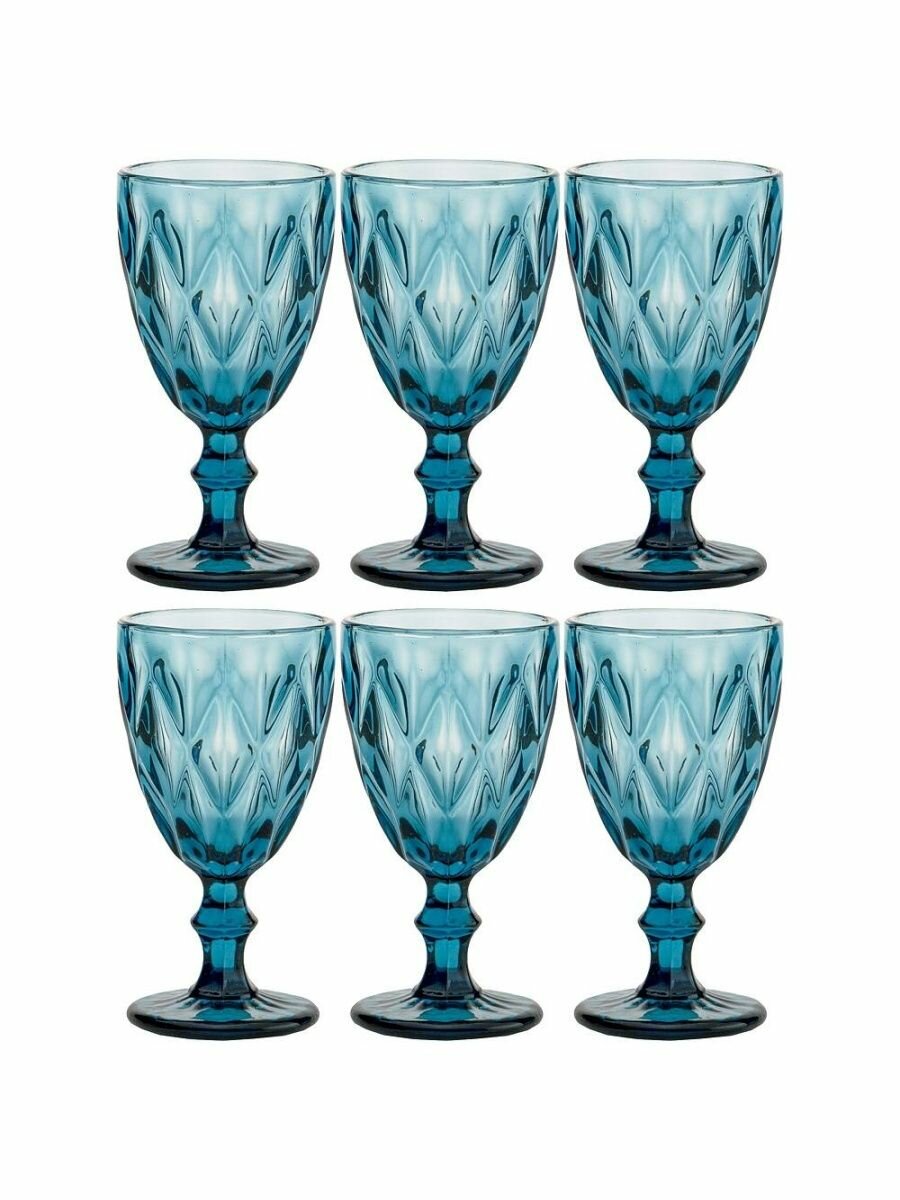 фото Бокалы Lefard синий