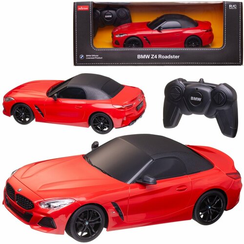 Машина р/у 1:18 BMW Z4 New Version 2,4G, цвет красный, фары светятся, 24х11.3х7.6 RASTAR 95900R