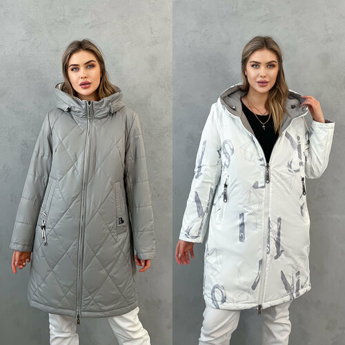 фото Куртка , размер 50(50-52), серый нет бренда