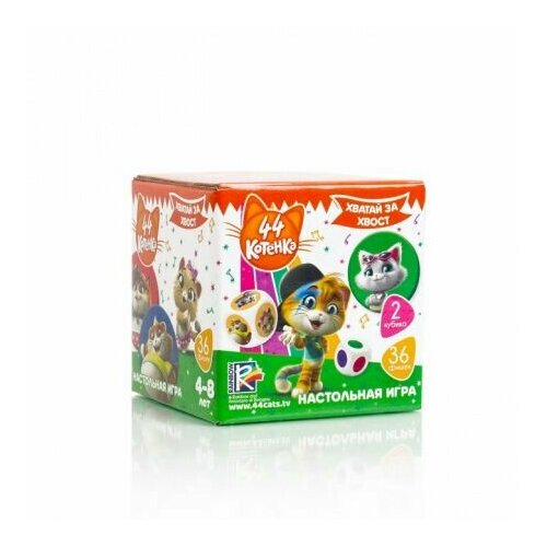 Игра настольная 44 Котенка Хватай за хвост vladi toys игра магнитная 44 котенка пицца