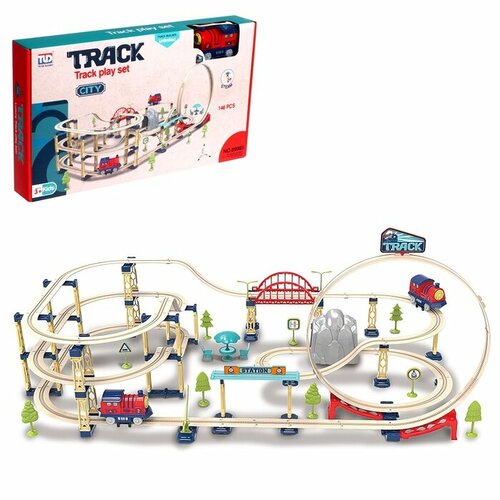 Железная дорога Город работает от батареек 2703₽