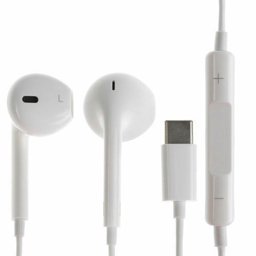 Наушники BYZ S852 проводные вкладыши Type-C 125 м белые 637₽