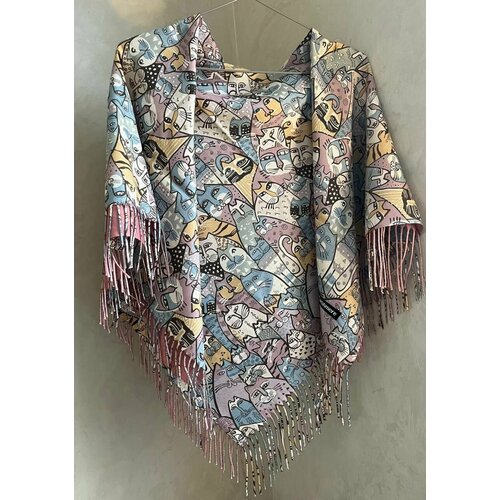 фото Платок cashmere,120 см, розовый