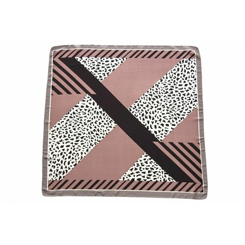 фото Платок tranini,70х70 см, бежевый, пыльная роза