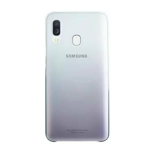 Чехол-накладка Samsung Galaxy A40 Gradation Cover прозрачный