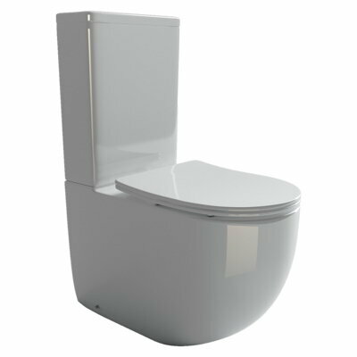 Унитаз безободковый CERAMICA NOVA METROPOL с бачком и сиденьем Soft-Close. CN4001