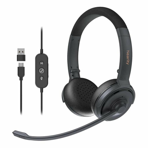 Гарнитура проводная Nearity HP20 AW-HP20 USB Type-A Type-C 17444₽