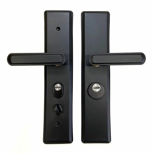 фото Ручки на планке для китайских дверей LEKSA 002A-5 черный (универсальная)