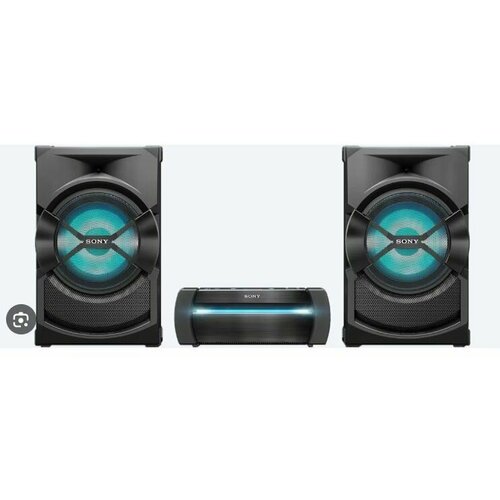 Минисистема Sony SHAKE-X30 черный CD CDRW DVD DVDRW BR FM USB BT аудиомагнитола panasonic rx d550e w белый 20вт cd cdrw mp3 fm dig usb bt